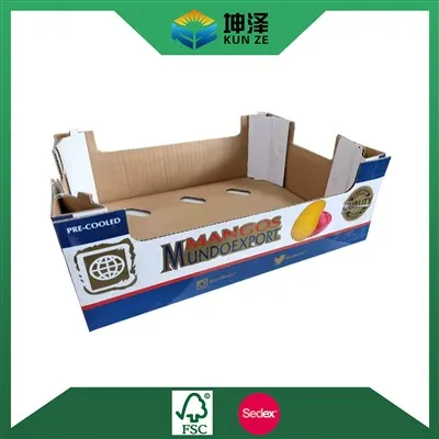 Mango kartoninė dėžutė