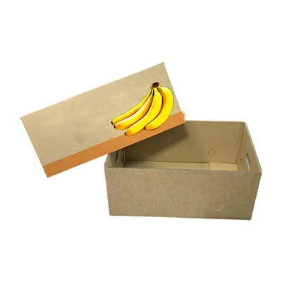 Bananų kartoninė dėžutė